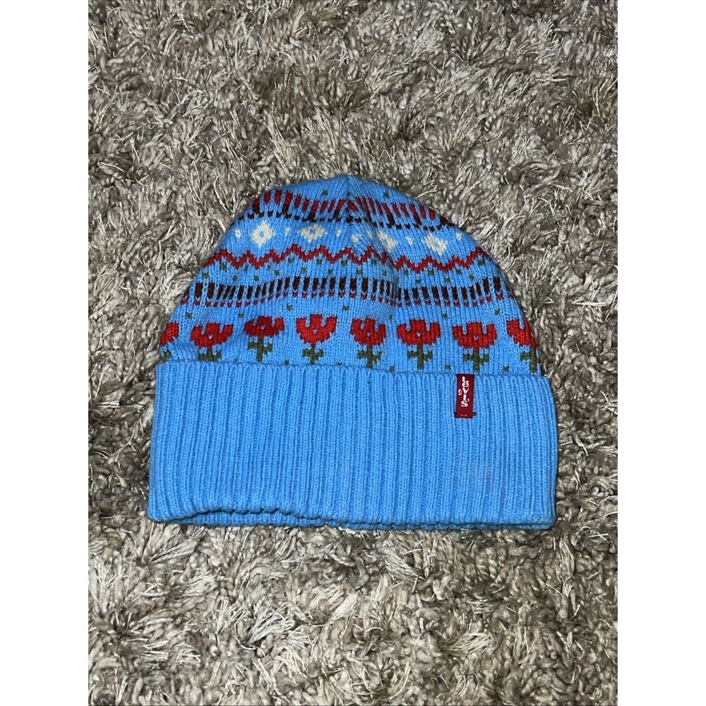 LEVI'S Beanie Unisex Fits Small Adult Big Kids